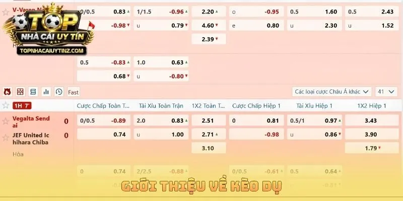 Giới thiệu về kèo dụ