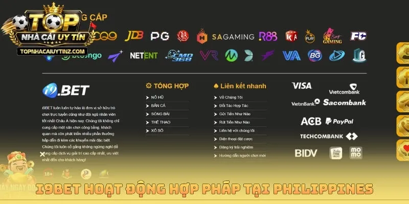 i9bet hoạt động hợp pháp tại Philippines