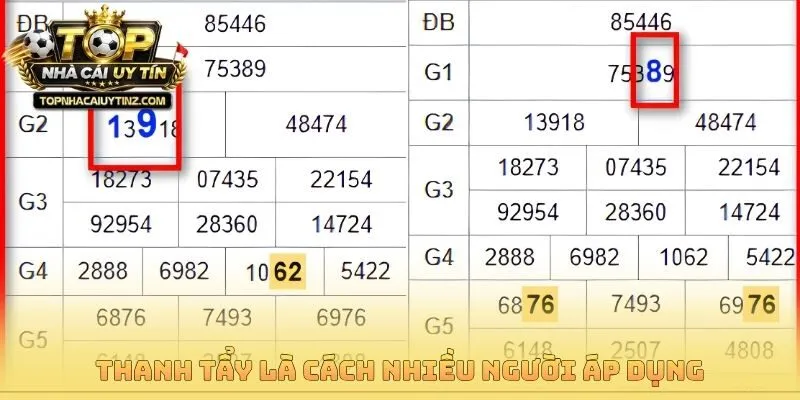 Thanh tẩy là cách nhiều người áp dụng